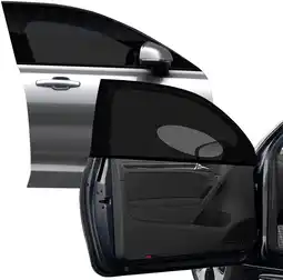 Walmart AstroAI Car Window Shade, Front Sidewindow, Glare and UV Rays for Baby,34.6H x 51.2L (2 Pack, Black) offer
