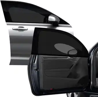 Walmart AstroAI Car Window Shade, Front Sidewindow, Glare and UV Rays for Baby,34.6H x 51.2L (2 Pack, Black) offer