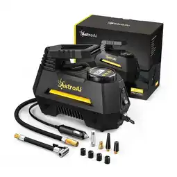 Walmart Car Tire Inflator 100 PSI, Electric Tire Compressor, Inflatables Air Car Pump offer