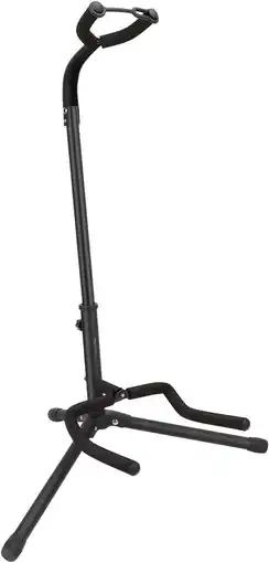 Walmart Likegreen Basics Adjustable Folding Stand for Acoustic, Electric, Bass Guitars and Banjos, Black offer