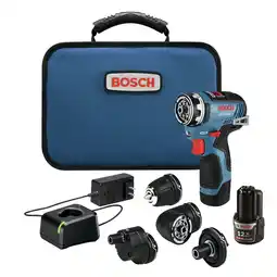 Walmart Restored Bosch 12V Max Ec Flexiclick 5-in-1 Drill/Driver System Kit (Refurbished) offer