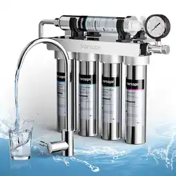 Walmart Vortopt U1 Ultrafiltration Under Sink Water Filter 0.01 Micron, Water Filtration System with Faucet offer