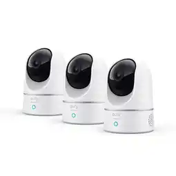 Walmart Eufy 2K Indoor Security Camera, Wireless, 3-Cam Kit, Homebase 3 Compatible offer