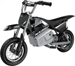 Walmart Razor Dirt Rocket MX350 - Black with Decals, up to 14 mph, 24V Electric Dirt Bike for Child 8+ offer