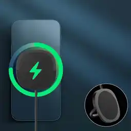 Walmart JGF844 Magnetic Wireless Charger IOS & Android 15WC Ertified Fast Wireless Charging Pad Charger offer