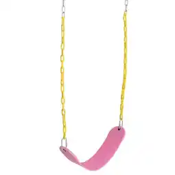 Walmart Zimtown Kids Belt Swing Swing Set Accessories with Chain,Pink offer