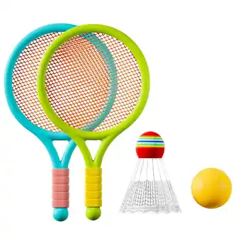 Walmart Necvior Kids Shuttlecocks Balls Set Include 2 Rackets 1 Badminton for Badminton Supplies offer