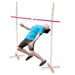 Walmart Sterling Games Wooden Limbo Pole Game for Adults and Kids, Simple Setup for Outdoor Luau Party offer