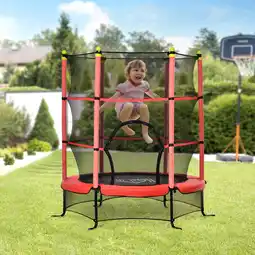 Walmart Soozier Kid's Trampoline with Safety Enclosure, Red, 64.25 x 64.25 x 64.25 offer