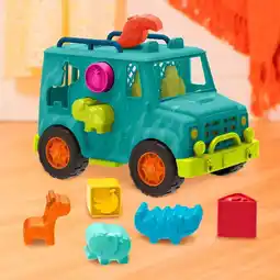 Walmart B. Toys Animal Rescue Shape Sorter Truck - Happy Cruisers, Rollin' Animal Rescue offer