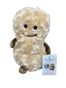 Walmart Peanut Warmies Soft Stuffed Animals and Plush Toys, Cotton Brown offer