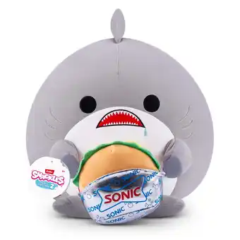 Walmart SNACKLES 14 inch Snackle (Sonic Burger) William the Shark, Ultra Soft Collectible Plush Toy by ZURU offer