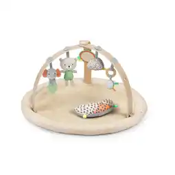 Walmart Ingenuity Every Season Plush Lambswool Baby Play Gym and Play Mat, 0+ Months - Natural offer