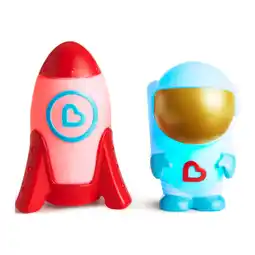 Walmart Munchkin Galaxy Buddies Water Safe Light Up Baby and Toddler Bath Toy, Astronaut/Rocket, Unisex offer
