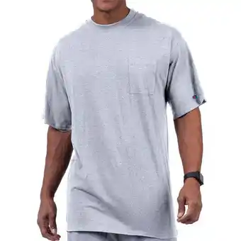 Walmart Champion Big & Tall Men's Jersey Pocket T-Shirt, Sizes LT - 6XL offer