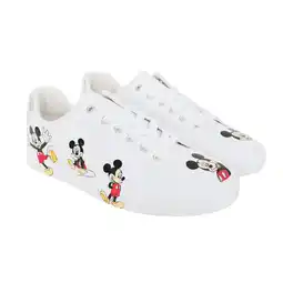 Walmart Disney Mickey Mouse Unisex Women's Retro Court Sneaker offer
