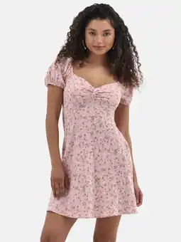 Walmart No Boundaries Mini Dress with Puff Sleeves, Women's offer