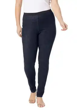 Walmart Jessica London Women's Plus Size Stretch Denim Skinny Jegging offer