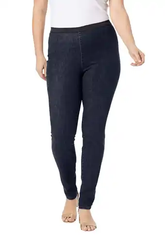 Walmart Jessica London Women's Plus Size Stretch Denim Skinny Jegging offer