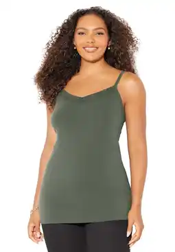 Walmart Catherines Women's Plus Size Suprema Cami With Lace offer