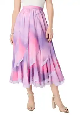 Walmart Roaman's Women's Plus Size French Skirt offer