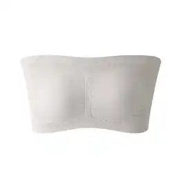 Walmart Patlollav Womens Plus Size Strapless Bra,Summer Bandeau Bra,Comfort Wireless Bra offer