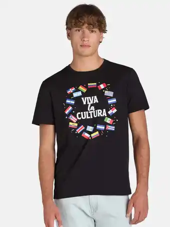 Walmart Viva La Cultura Mens & Big Mens Graphic Tee with Short Sleeves, Sizes S-3XL offer