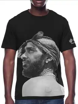 Walmart Nipsey, Men's & Big Men's Hussle Close Up Graphic Tee Shirt, Sizes S-5XL offer
