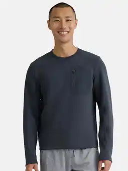 Walmart Athletic Works Men's and Men's Big Textured Long Sleeve Crew, Sizes S-3XL offer