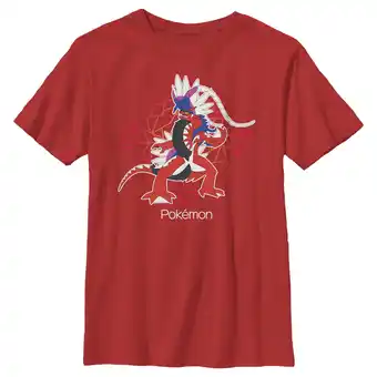 Walmart Boy's Pokemon Koraidon Portrait Graphic Tee Red Small offer