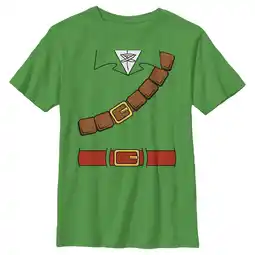 Walmart Boy's Nintendo Halloween Link Belt Costume Graphic Tee Kelly Green Small offer