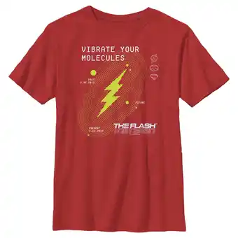 Walmart Boy's The Flash Vibrate Your Molecules Graphic Tee Red Small offer