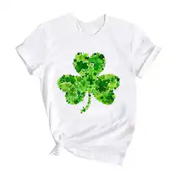 Walmart ZPWKLM ZPWKLM Casual Shirt For Cartoon Leaf Print Short Sleeved Round Neck Blouse For Baby size 4-5T offer