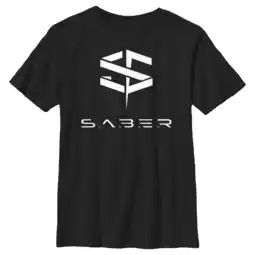 Walmart Boy's The Marvels S.A.B.E.R. Logo Graphic Tee Black X Large offer