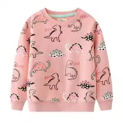 Walmart Zshosam Toddler Baby Girls Sweatshirts Casual Pullover Crewneck Winter Tops Clothes(Pink,4 Years) offer