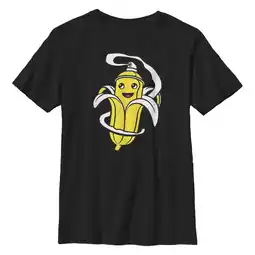 Walmart Boy's Fortnite Peely Aerosol Can Graphic Tee Black X Large offer