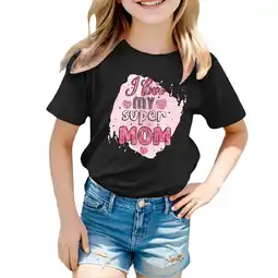 Walmart ZPWKLM Cute Shirt For Kid Bouquet Cute Printed Solid Color Short Sleeve Clothes For Kids size 18-24M offer