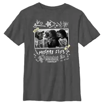 Walmart Boy's Stranger Things Hellfire Club Members Graphic T-Shirt offer