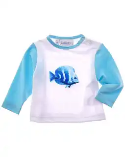 Walmart Rachel Riley girls Tropical Fish Rash Guard, 12M offer