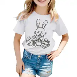 Walmart ZPWKLM ZPWKLM T-Shirts For Short Sleeve DIY Print Short Sleeve Crewneck Clothing For Baby size 2-3T offer
