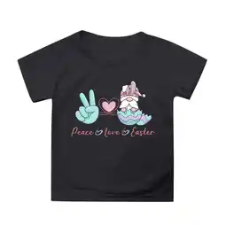 Walmart ZPWKLM ZPWKLM Tees For Kid Cartoon Printed Round Neck Short Petal Sleeved Blouse For Kids size 3-4T offer