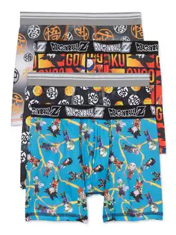 Walmart Dragon Ball Z Boys Allover Print Boxer Briefs, 4-Pack, Sizes XS-XL offer