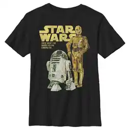 Walmart Boy's Star Wars: A New Hope Droid Buddies Graphic Tee Black X Large offer