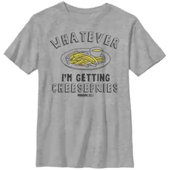Walmart Boy's Mean Girls Whatever I’m Getting Cheese Fries Graphic Tee Athletic Heather Medium offer