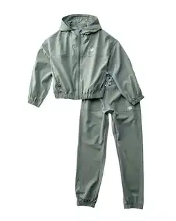 Walmart New Balance girls 2pc Jacket & Pant Set, M(10/12), Green offer