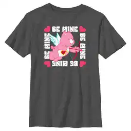 Walmart Boy's Care Bears Valentine's Day Love-a-Lot Bear Be Mine Graphic Tee Charcoal Heather X Large offer