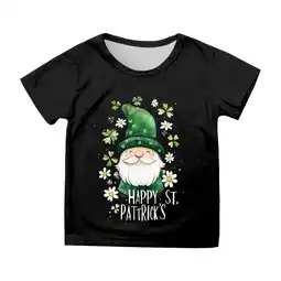 Walmart ZPWKLM T-Shirts For Infnat Newborn Short Sleeve Printed Round Neck Top For Girls Boys size 3-4T offer