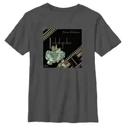 Walmart Boy's Wonka Fickelgruber Chocolate Graphic Tee Charcoal Heather Large offer