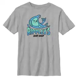 Walmart Boy's Fortnite Rippley's Surf Shop Graphic Tee Athletic Heather Medium offer