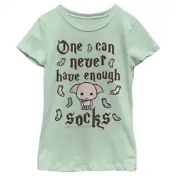 Walmart Girl's Harry Potter Never Enough Socks Graphic Tee Mint X Small offer